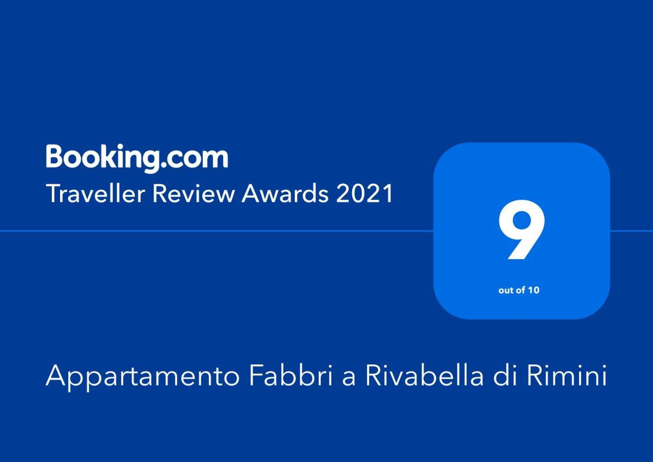 Appartamento Fabbri A Rivabella Di Rimini Kültér fotó